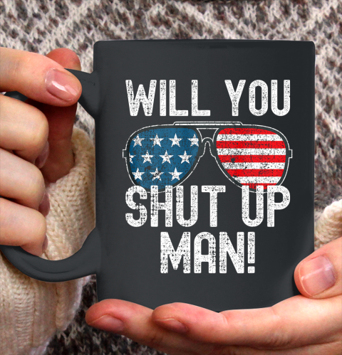 Will You Shut Up Man Joe Biden Presidential Debate 2020 Ceramic Mug 11oz