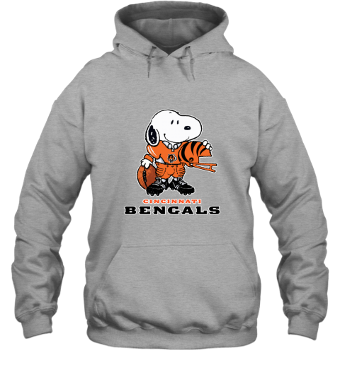 Snoopy A Strong And Proud Cincinnati Bengals NFL 4w4g snoopy a strong and proud cincinnati bengals nfl hoodie 23 front sport grey