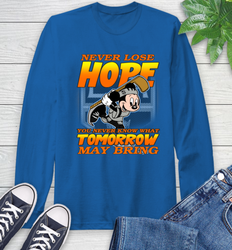 Los Angeles Kings NHL Hockey ootball Mickey Disney Never Lose Hope (1) Long Sleeve T-Shirt 10