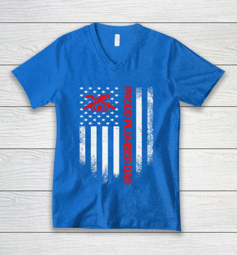 Plumber American Flag Vintage T-Shirt