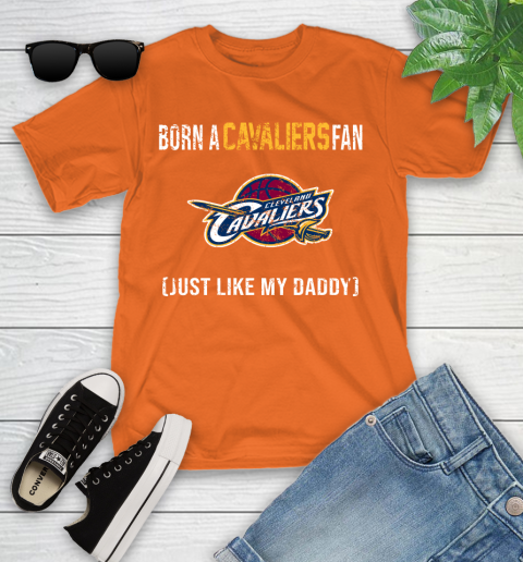 NBA Cleveland Cavaliers Loyal Fan Just Like My Daddy Basketball Shirt Youth T-Shirt 8