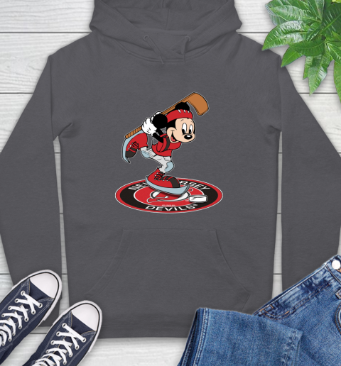 NHL Hockey New Jersey Devils Cheerful Mickey Disney Shirt Hoodie 7