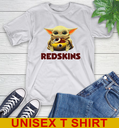 NFL Football Washington Redskins Baby Yoda Star Wars Shirt T-Shirt 12