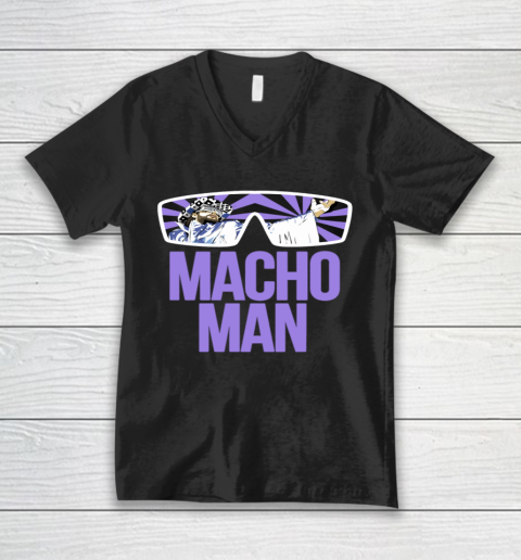 Macho Man T Shirt Machoman V-Neck T-Shirt