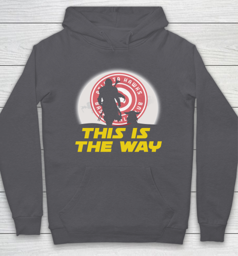 Atlanta Hawks NBA Basketball Star Wars Yoda And Mandalorian This Is The Way Hoodie 5 Atlanta Hawks NBA Basketball Star Wars Yoda And Mandalorian This Is The Way Hoodie - Image 5