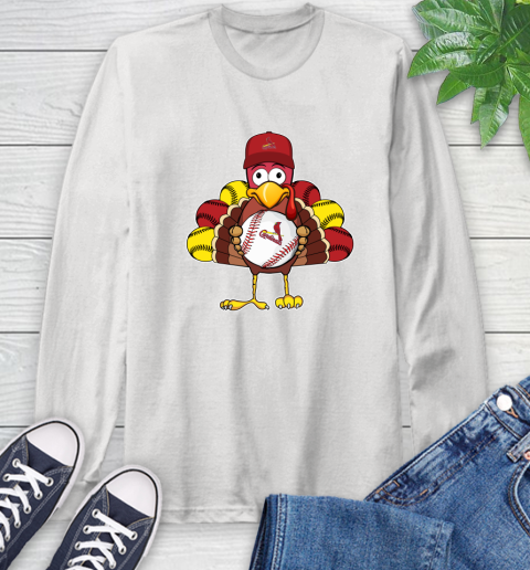 St.Louis Cardinals Turkey thanksgiving Long Sleeve T-Shirt
