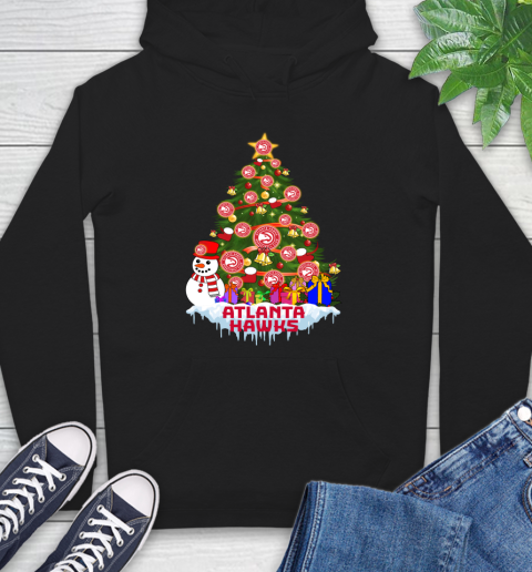 Atlanta Hawks Merry Christmas NBA Basketball Sports Hoodie 2