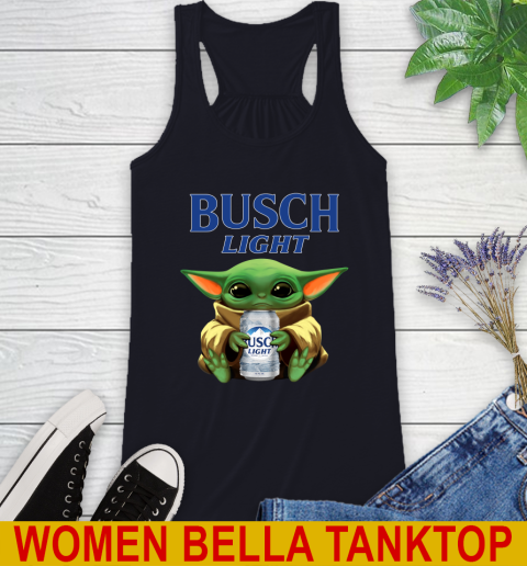 Star Wars Baby Yoda Hugs Busch Light Beer Shirt 46