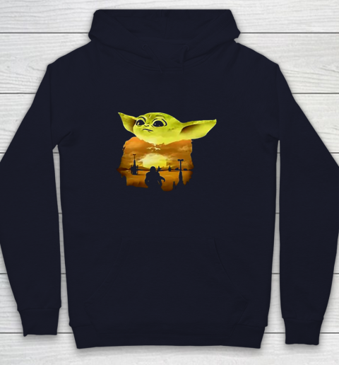 Star Wars Darth Vader And Baby Yoda Youth Hoodie Tee For Sports