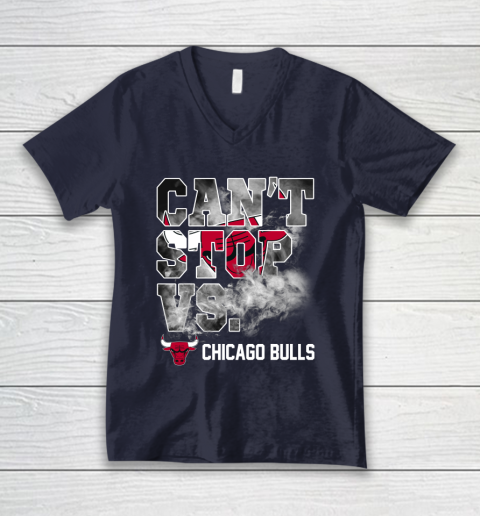 NBA Chicago Bulls Basketball Can't Stop Vs V-Neck T-Shirt 2
