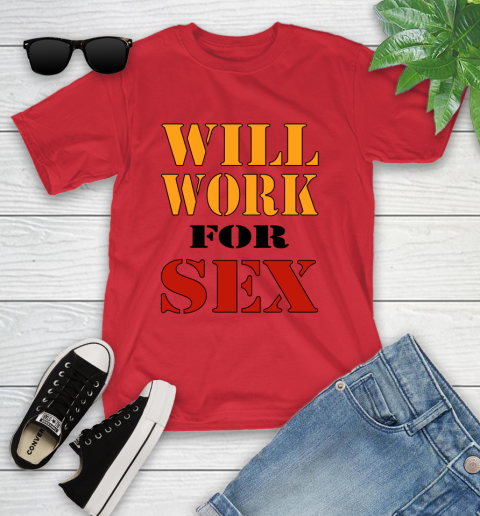 Miley Cyrus Will Work For Sex Youth T-Shirt 8