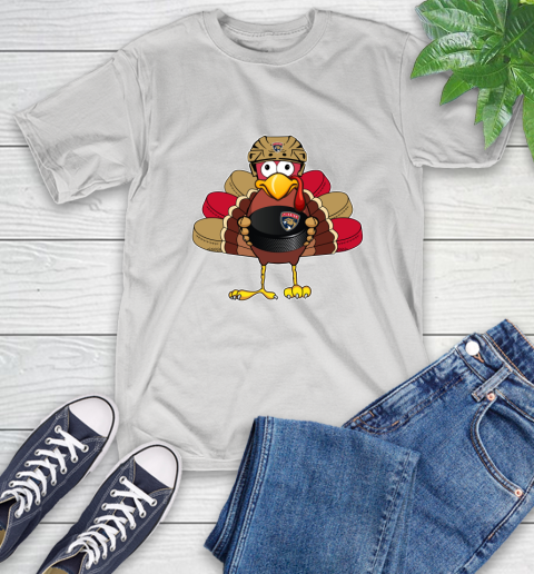Florida Panthers Turkey Thanksgiving Day T-Shirt