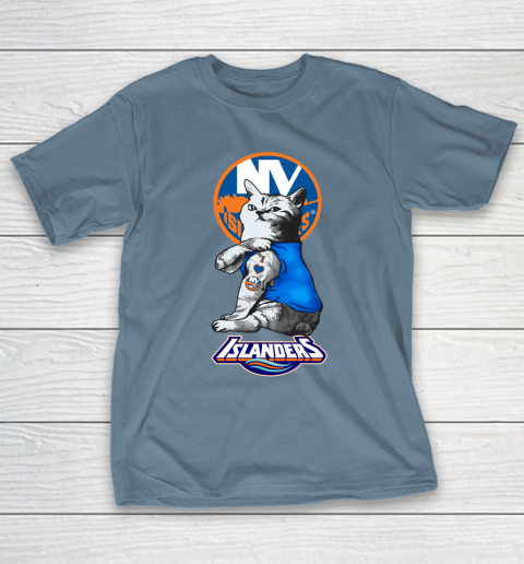 NHL My Cat Loves New York Islanders Hockey T-Shirt 6