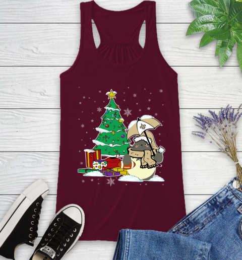 New Orleans Saints NFL Football Cute Tonari No Totoro Christmas Sports Racerback Tank 2