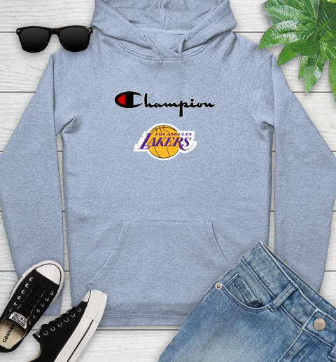NBA Basketball Los Angeles Lakers Champion Shirt Youth Hoodie 7