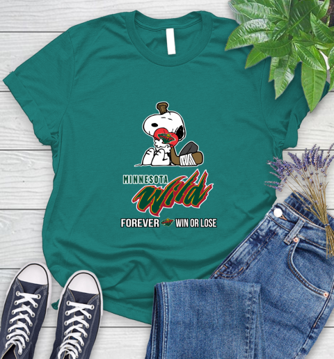 NHL The Peanuts Movie Snoopy Forever Win Or Lose Hockey Minnesota Wild 102