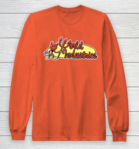 World Industries Devil Satan Hook Ups Skate Hookups Hook Ups Vintage 90's Long Sleeve T-Shirt 3