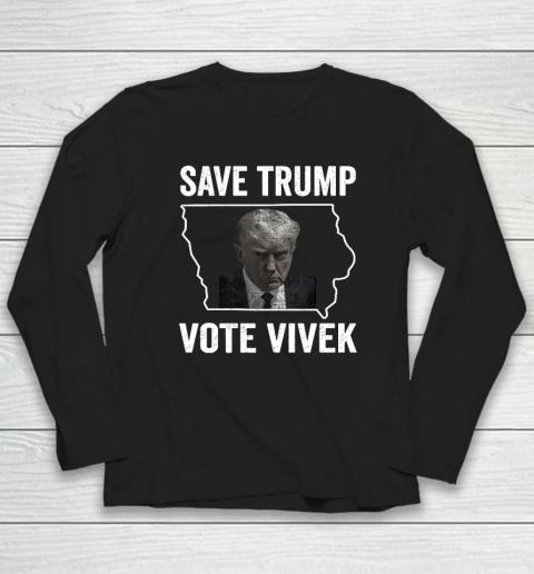 Save Trump Vote Vivek 2024 Ramaswamy President Long Sleeve T-Shirt