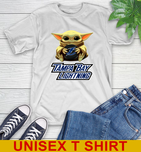 NHL Hockey Tampa Bay Lightning Star Wars Baby Yoda Shirt