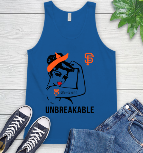 MLB San Francisco Giants Girl Unbreakable Baseball Sports Tank Top 3