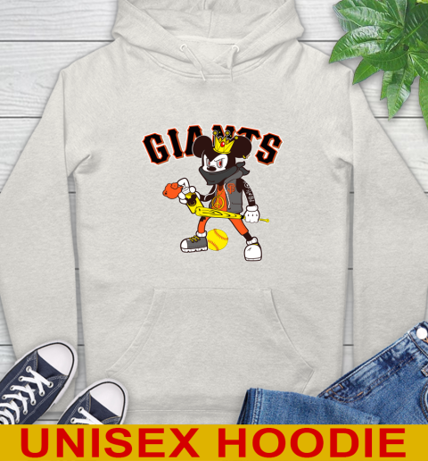 San Francisco Giants MLB Baseball Mickey Peace Sign Sports Hoodie 12