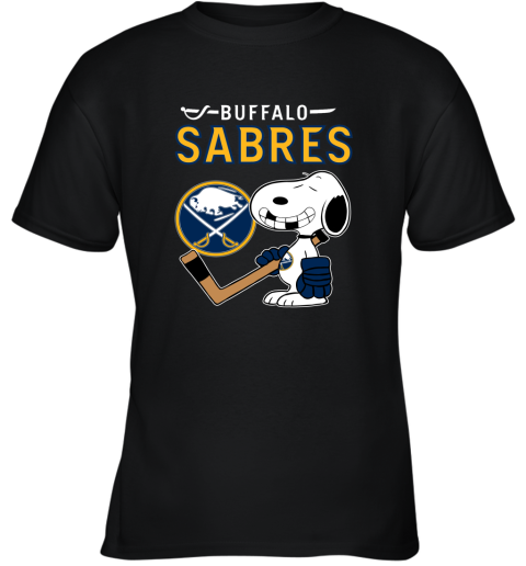 Buffalo Sabres Ice Hockey Broken Teeth Snoopy NHL Youth T-Shirt