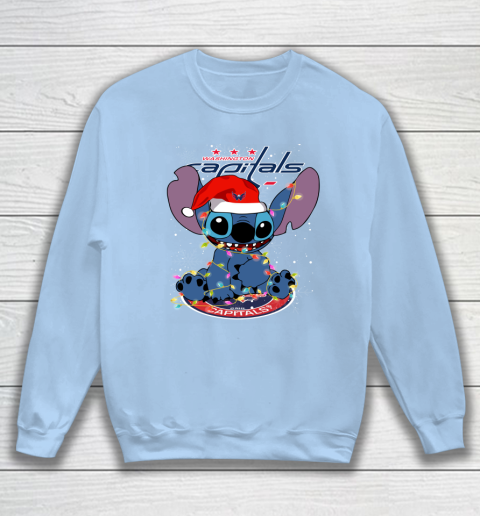 Washington Capitals NHL Hockey noel stitch Christmas Sweatshirt 4