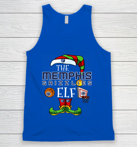 Memphis Grizzlies Christmas ELF Funny NBA Tank Top 4