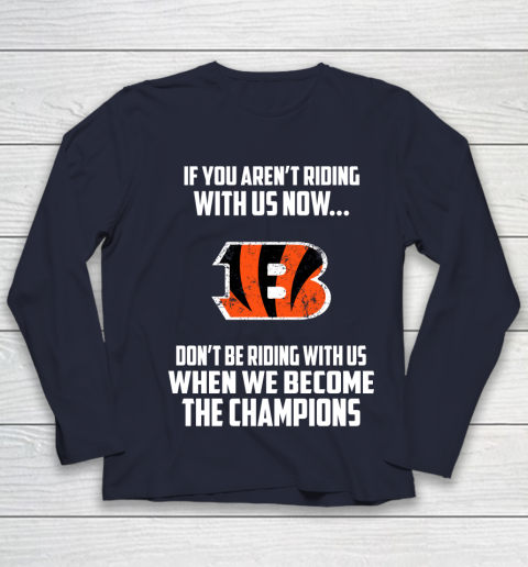 NFL Cincinnati Bengals Football We Become The Champions Youth Long Sleeve 2