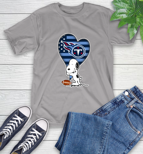 Tennessee Titans NFL Football The Peanuts Movie Adorable Snoopy T-Shirt 6