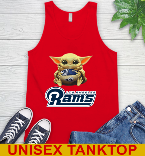 NFL Football Los Angeles Rams Baby Yoda Star Wars Shirt Tank Top 6