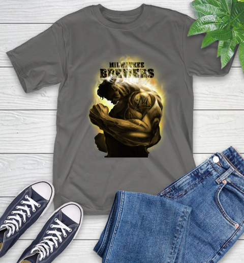 Milwaukee Brewers MLB Baseball Hulk Marvel Avengers Sports T-Shirt 10