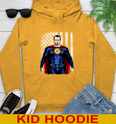 NBA Basketball Indiana Pacers Superman DC Shirt Youth Hoodie 2
