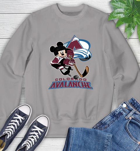 NHL Colorado Avalanche Mickey Mouse Disney Hockey T Shirt Sweatshirt 17