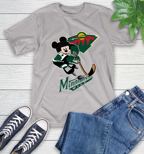 NHL Minnesota Wild Mickey Mouse Disney Hockey T Shirt T-Shirt 12