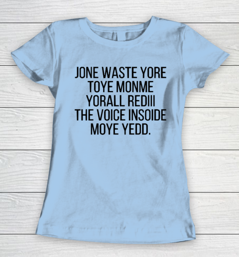 Blink 182 I Miss You Funny Jone Waste Yore Women's T-Shirt 4