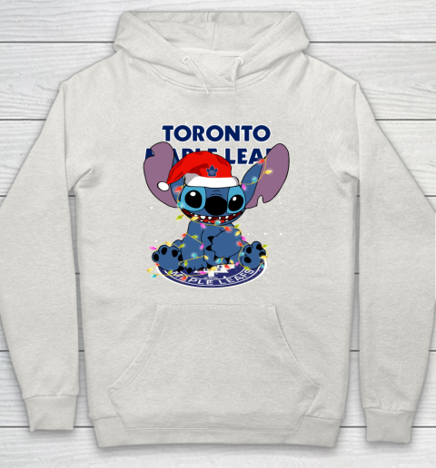 Toronto Maple Leafs NHL Hockey noel stitch Christmas Hoodie 8