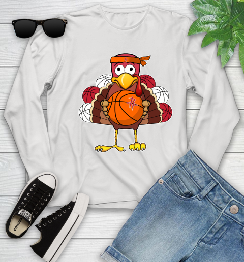 Houston Rockets Turkey thanksgiving day Youth Long Sleeve