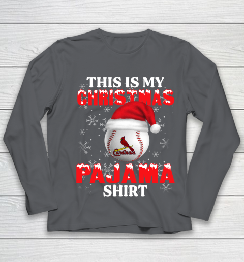 St.Louis Cardinals This Is My Christmas Pajama Shirt MLB Youth Long Sleeve 6