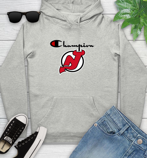 NHL Hockey New Jersey Devils Champion Shirt Youth Hoodie