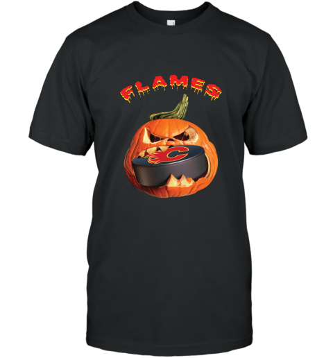 NHL Calgary Flames Halloween Pumpkin Hockey Sports