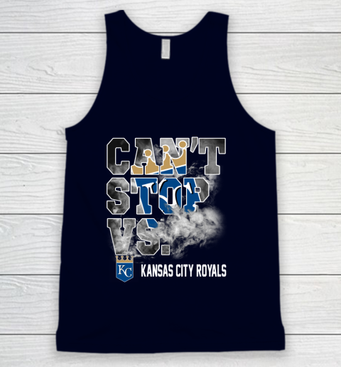 MLB Kansas City Royals Baseball Can't Stop Vs Kansas City Royals Tank Top 2