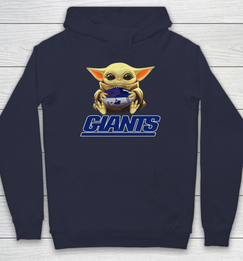 NFL Football New York Giants Baby Yoda Star Wars Hoodie 4