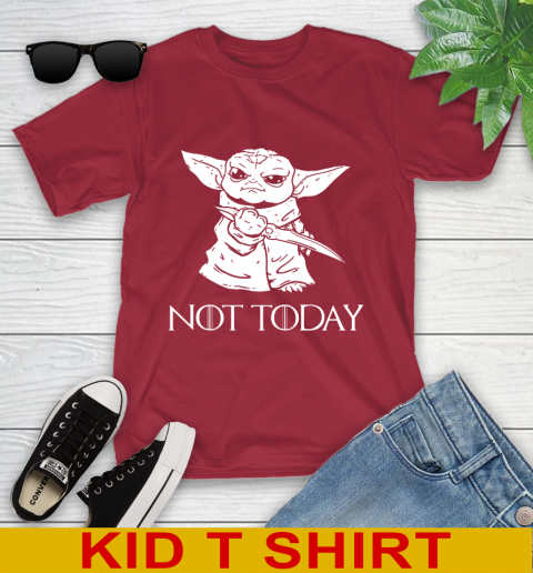 Not Today Game Of Thrones Star Wars Baby Yoda Shirt 108