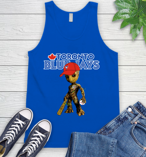 MLB Toronto Blue Jays Groot Guardians Of The Galaxy Baseball Tank Top 5