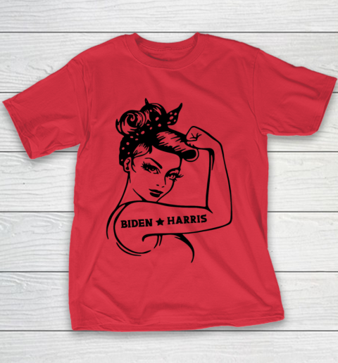 Biden Harris 2020  Joe Biden Kamala Harris Girl Empowerment Youth T-Shirt 6