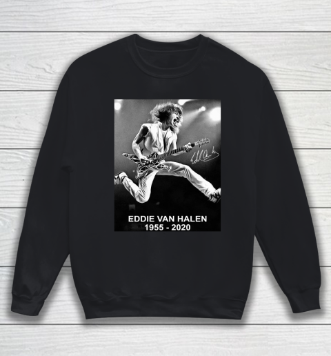 Eddie Van Halen RIP 1955  2020 Signature Sweatshirt