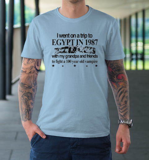 Jojo's Bizarre Adventure I Went To Egypt To Fight A Vampire T-Shirt 5