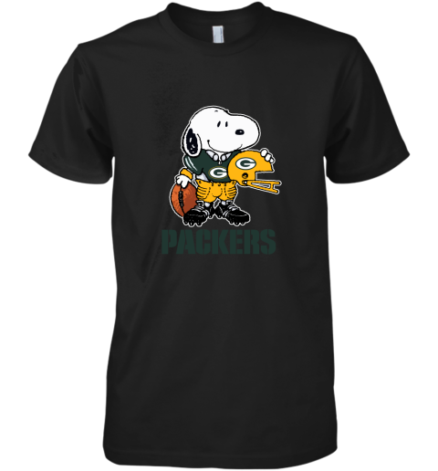 Snoopy A Strong And Proud Green Bay Packers Player NFL Premium Men's T-Shirt