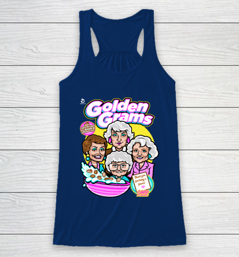 Golden Girls Tshirt Golden Grams Cereal Racerback Tank 6